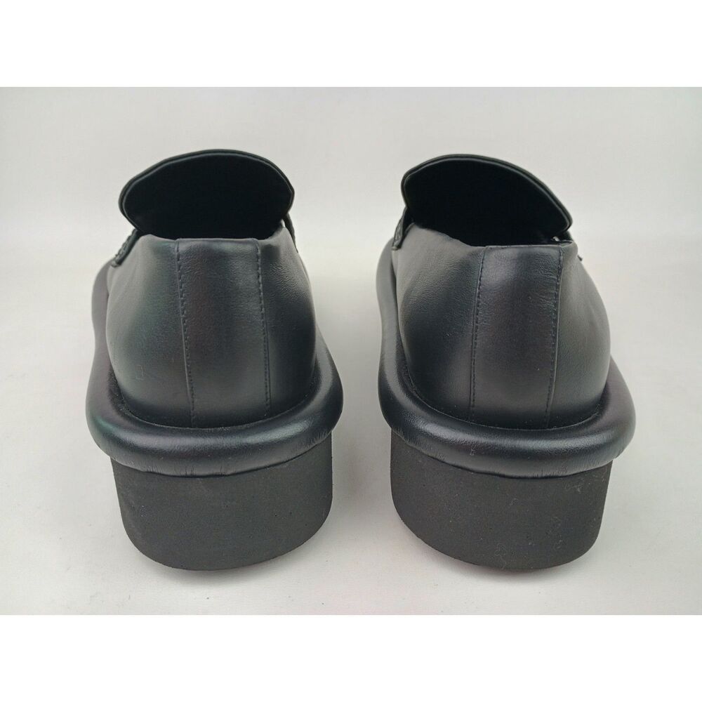 JW Anderson Women's Black Leather Bumper Loafer Shoes Size 39 - Picture 4 of 7
